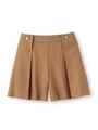 ウールダブルボタンショートパンツ/ブラウン(042)