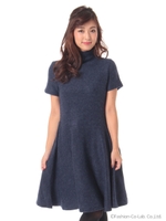 カットワンピ/チャコールグレー