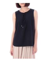 バックレース切り替えシャツ/ホワイト(002)