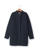 裏ボアニットコーディガン/アイボリー(004)