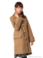 &スロウ ダッフルコートB/ブラウン