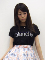 キャミ付きロゴレースＴシャツ【Summer】/ブラック