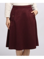 スエードボンディングスカート/ボルドー(064)