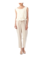 レースオールインワンパンツ/ライトベージュ(551)