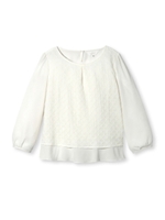 ヴィンテージ風レースブラウス/ダークグリーン(023)