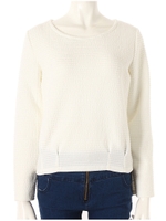 裾タックプルオーバー/ホワイト