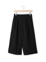 微起毛無地ガウチョパンツ/オフホワイト(003)