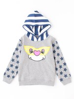 【KIDS】マスキング R スウェット パーカー/T.GRY