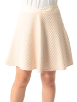 ウエストリボンキルティングSK/ピンク