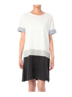 カラーブロックワンピース/ホワイト(502)