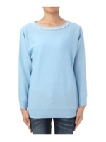 パールビジュー付きニットプルオーバー/ホワイト(002)