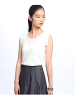 レイヤード風ニット切り替えプルオーバー/ブラック(019)