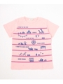 吸水速乾 ZOO PARKプリントTシャツ/ベビーピンク(071)