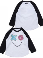 B/B TEE SMILEY DOUGHNUT/アッシュ