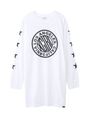 CIRCLE L/S TEE DRESS/イエロー