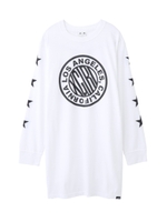 CIRCLE L/S TEE DRESS/イエロー