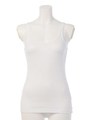 【BED&BREAKFAST】Soft Broad Stitch Tank/WHITE