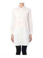 オックスシャツワンピース/ホワイト(002)