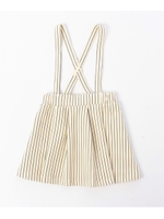 ストライプふくれジャガードスカート/ネイビー(393)