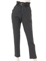 ハイウェストテーパー/ブラウン