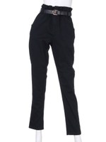 ベルト付テーパー/カーキ