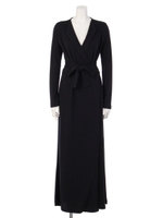 【BED&BREAKFAST】Cotton Wool Jersey Cache coeu Long Dress/OFF WHITE