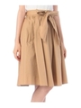 タイプライターリボンギャザースカート/ベージュ(052)