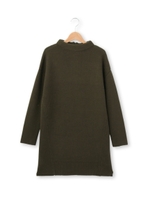 ハイネックリブワンピース/ホワイト(001)