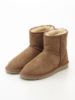 ムートンブーツ/パープル