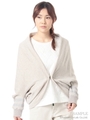 リヨセルコットン裏毛ボレロ/グレー