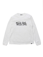 L/S TEE DOUBLE MILK FED/ネイビー