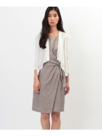 サイドベルトワンピース/ブルー系(194)