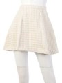 バンピーツィードサーキュラーJ/W SK/WHT