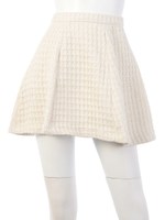 バンピーツィードサーキュラーJ/W SK/WHT