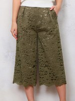 【好評につき再入荷】レースガウチョパンツ/ホワイト