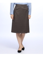 クラシカルツィードスカート/ベージュ系(054)