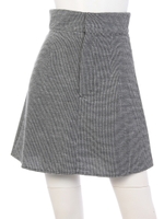 スクエアツィードスカート/ブラック