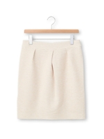 ツイードジャージスカート/ライトベージュ(051)