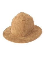 ベロア風ハット/グレー系(010)