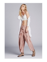 微光沢テーパードパンツ/アイボリー(004)