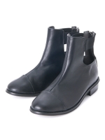 ＰＪ／ネックホールアンクルブーツ/スエードＢＫ