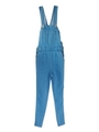 denim salopette pants/sax