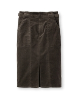 ソフトコーデュロイタイトスカート/ホワイト(001)