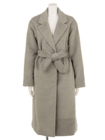 着流しコート/グレー