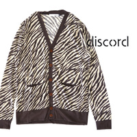 discord（ディスコード）ZEBRA CARDIGAN［メンズ］