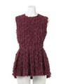 【GREED】ＤＯＴ　ＦＲＩＮＧＥ　Ｔｕｃｋ　Ｂｌｏｕｓｅ/WINE