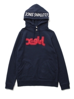 MILLS LOGO PULLOVER HOODIE/オレンジ