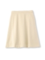 [S]ストレッチセミ台形スカート/ベージュ(052)
