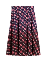 グラフィックシェードスカート/ネイビー系(792)