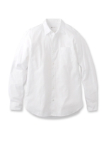 コットンオックスシャツ/サックス(090)